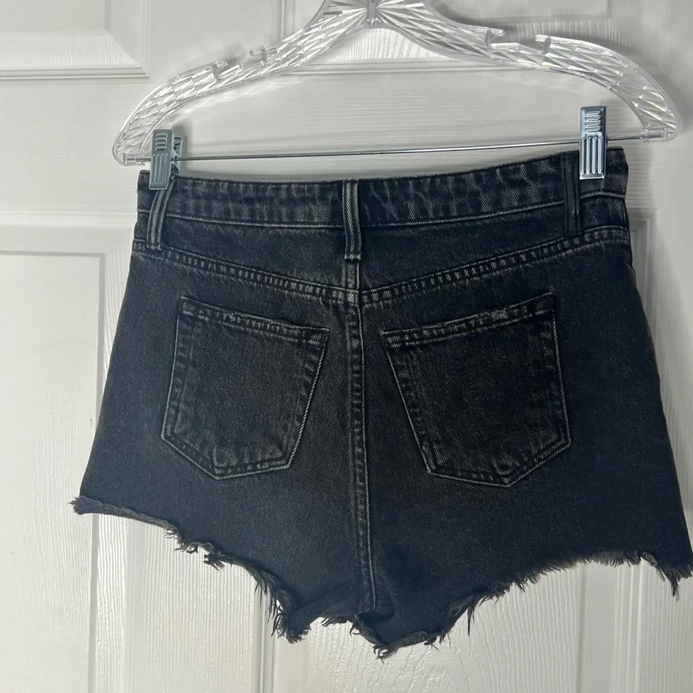 Alexander Wang Bite Grey Aged Shorts Sz 25